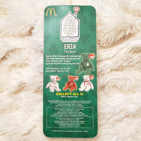 Ty Beanie Baby Bears International Collection 4 NEW - Picture 4 of 9